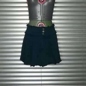 Teal corduroy skort size medium by Blueblush